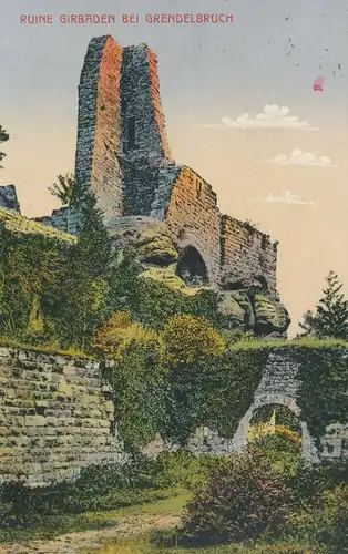 Ruine Girbaden Grendelbruch Elsass feldpgl1914? 135.914