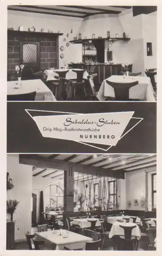 Nürnberg Sebaldus-Stuben Gasträume gl1966 209.072