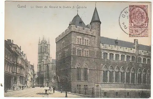 Gand Le Steen de Gérard le Diable XIII. Siècle gl1912 C5670