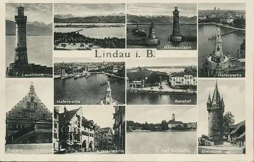 Lindau i.B. Teilansichten gl1935 135.022