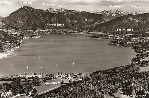 Der Tegernsee Obb. Panorama ngl C4072