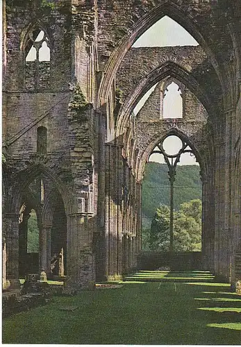 Tintern Abbey Gwent Interior of the Church ngl C2792