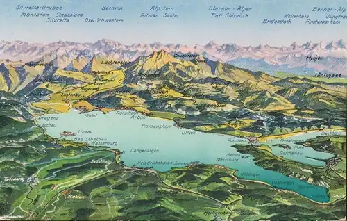 Bodensee und Rhein Panorama ngl 134.846