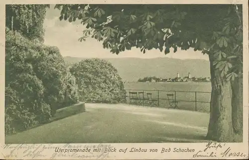 Bad Schachen Uferpromenade Blick Lindau gl1923 134.923