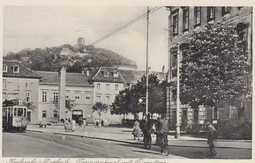 Karlsruhe-Durlach Traindenkmal Turmberg gl1940 206.344