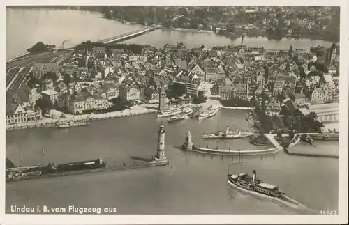 Lindau i.B. vom Flugzeug aus gl1939 134.856