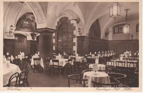 Nürnberg Bamberger Hof Keller / Gastraum gl1931 209.054