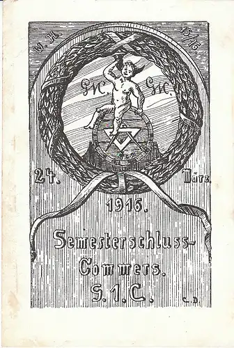 Semesterschluss-Commers 1916 G1C ngl C5946