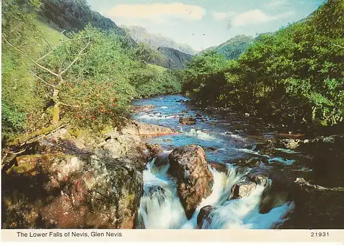 The Lower Falls of Nevis Glen Nevis ngl C2787