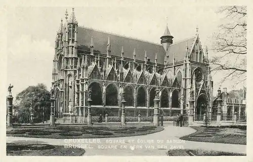 Bruxelles Square et Eglise du Sablon ngl 136.522