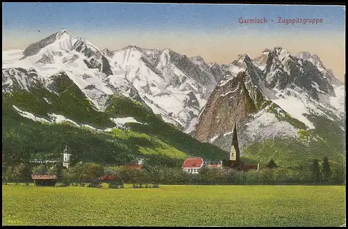 Garmisch Zugspitzgruppe gl1921 137.351