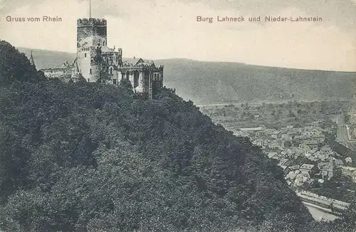 Burg Lahneck und Nieder-Lahnstein ngl 136.065