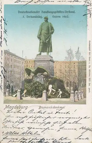 Magdeburg Bismarckdenkmal gl1902 137.007