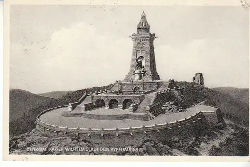 Das Kyffhäuser-Denkmal im Harz gl1931 C7945