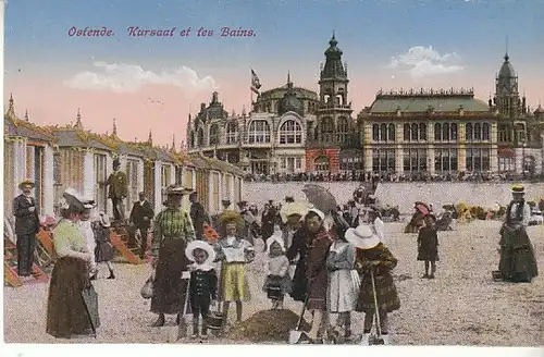 Ostende Kursaal et les Bains ngl C3247