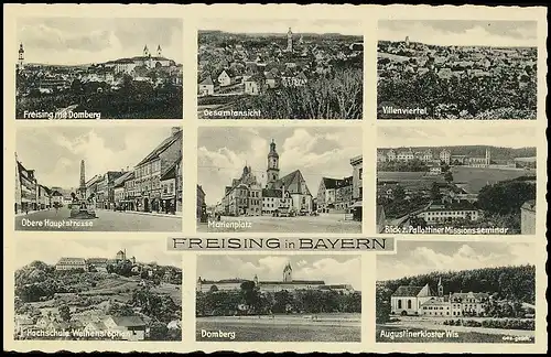 Freising Teilansichten Mehrbildkarte ngl 138.138