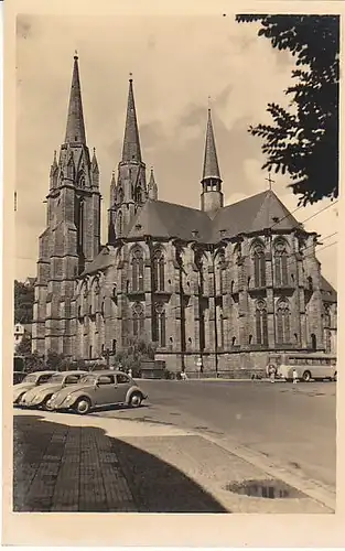 Marburg/Lahn St.Elisabeth-Kirche Fotokarte gl20 C2807