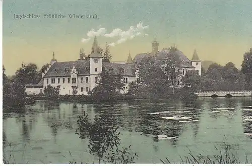 Schloss Fröhliche Wiederkunft Wolfersdorf gl1911 C3268