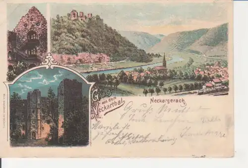 Neckargerach Teilansichten Panorama bahnpgl1901 207.505