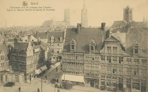 Gand - Panorama pris du Château des Comtes ngl 136.576