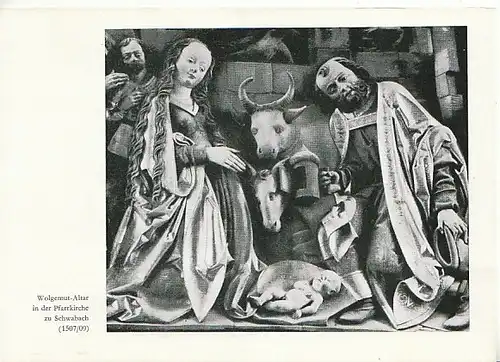 Schwabach Pfarrkirche Wolgemut-Altar Faltkarte C2870