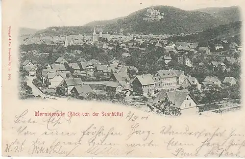 Wernigerode von der Sennhütte gl1901 C3805