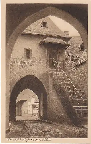 Braunfels Aufgang zum Schloss ngl C2985