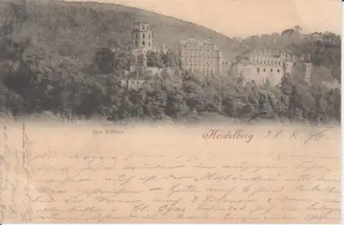 Heidelberg Das Schloss gl1896 214.101