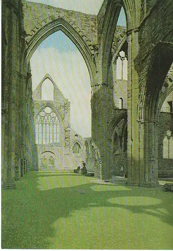 Tintern Abbey Gwent Interior >>west window ngl C2796