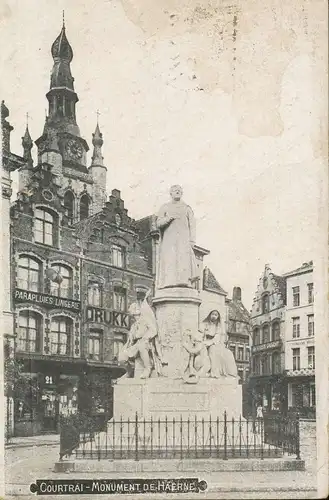 Courtrai - Monument de Haerne feldpgl1916 135.504