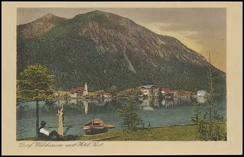 Dorf Walchensee mit Hotel Post ngl 138.419