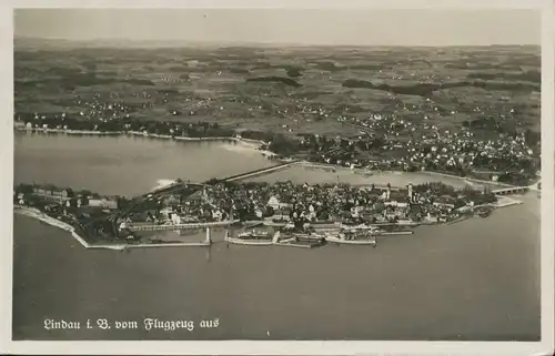 Lindau i.B. vom Flugzeug aus ngl 135.179