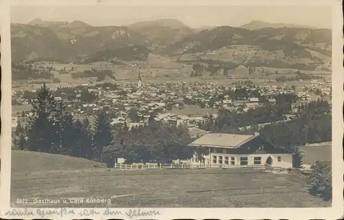 Oberstdorf Gasthaus und Café Kühberg gl1939 135.386