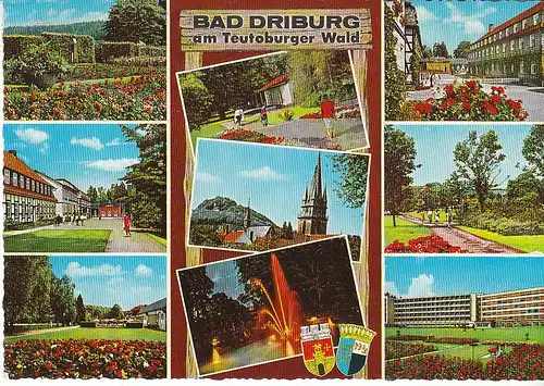 Bad Driburg am Teutoburger Wald Mehrbildkarte gl1968 C6776