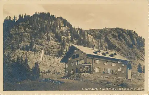 Oberstdorf Alpenhotel Schönblick gl1916 135.317
