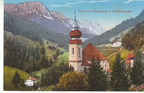 Gern mit Untersberg b.Berchtesgaden ngl C7995