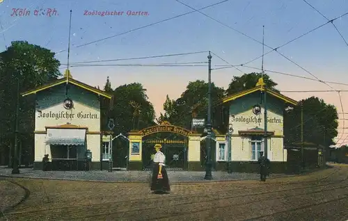 Köln a.Rh. Zoologischer Garten feldpgl1915 136.941