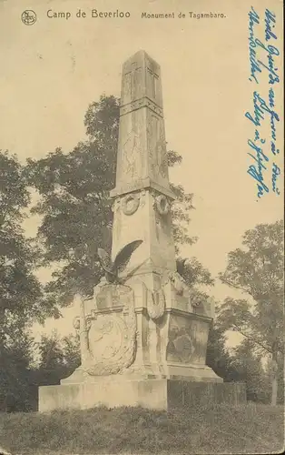 Camp de Beverloo-Tagabaro Monument feldpgl1918 135.536