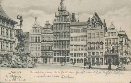 Anvers - Maisons de la Grand place gl1903 135.582