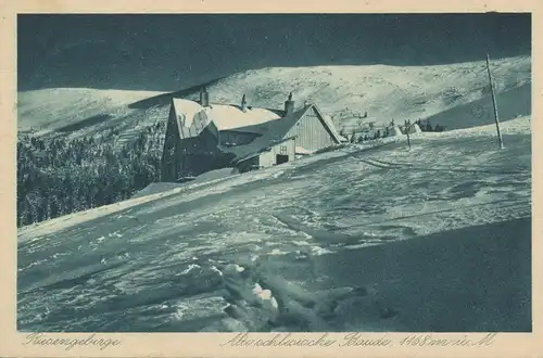 Berghütte: Riesengebirge Alte schlesische Baude gl1927 104.645