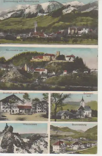 Brannenburg Neubeuern Gasthof Wendelst. gl1928 208.398