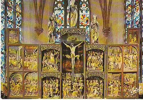 Kaysersberg Als. L'interieur de l'Eglise ngl C2916