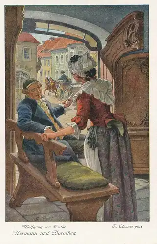 Wolfgang von Goethe: (1)Hermann und Dorothea ngl 137.021