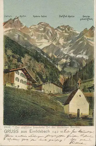 Oberstdorf Einödsbach gl1903 135.321