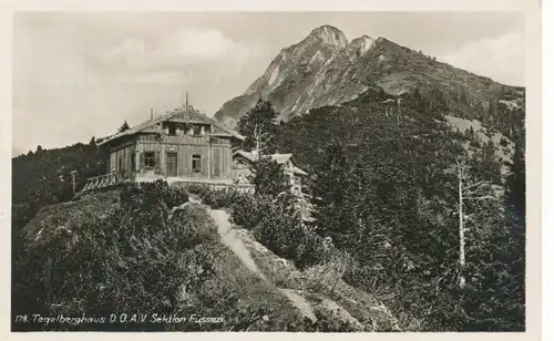 Berghütte: Tegelberghaus D.O.A.V. Sektion Füssen gl1937 104.686