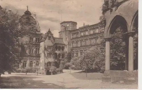 Heidelberg Der Schlosshof gl1911 214.069