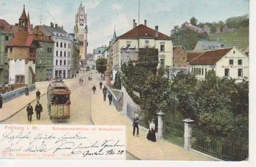 Freiburg i.Br. Schwabentorbrücke Tor gl1905 207.025