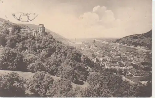 Heidelberg von der Terrasse gesehen gl1906 214.106