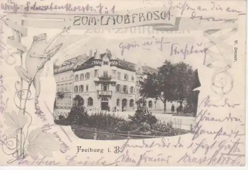 Freiburg i.Br. Zum Laubfrosch gl1904 207.045