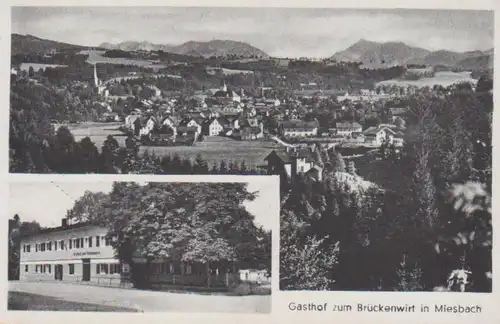 Miesbach Gasthof zum Brückenwirt Panorama ngl 208.200